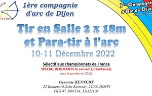 Inscriptions - Concours Salle du 10/11 Décembre 2022